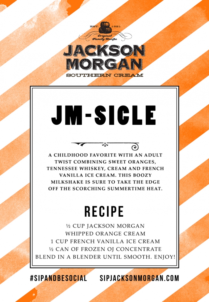 Recipe card for JM-Sicle